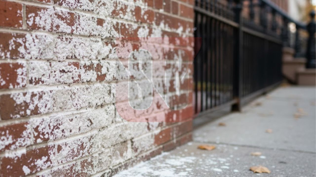 Efflorescence Sidewalk